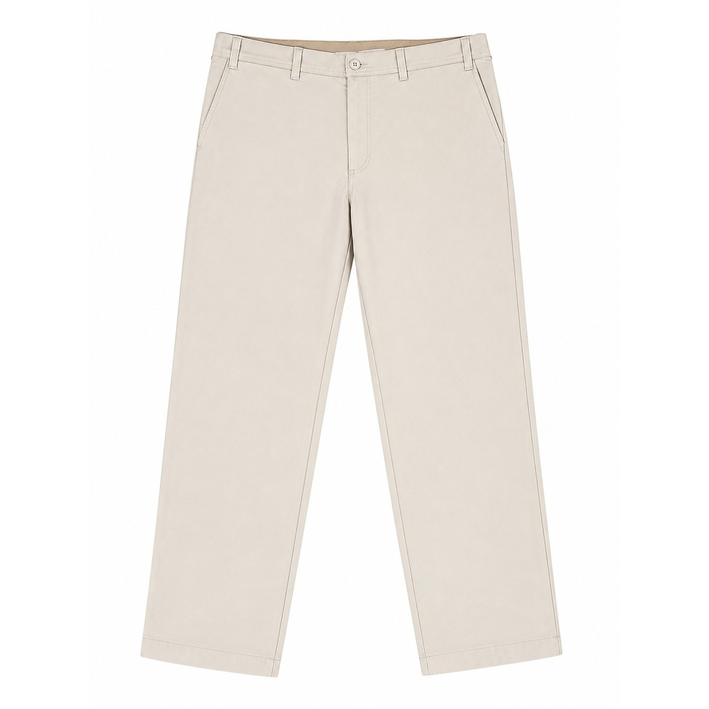 Eddie Bauer Mens Chino Pants 36x32 Stone Beige Straight Leg Khaki Trousers